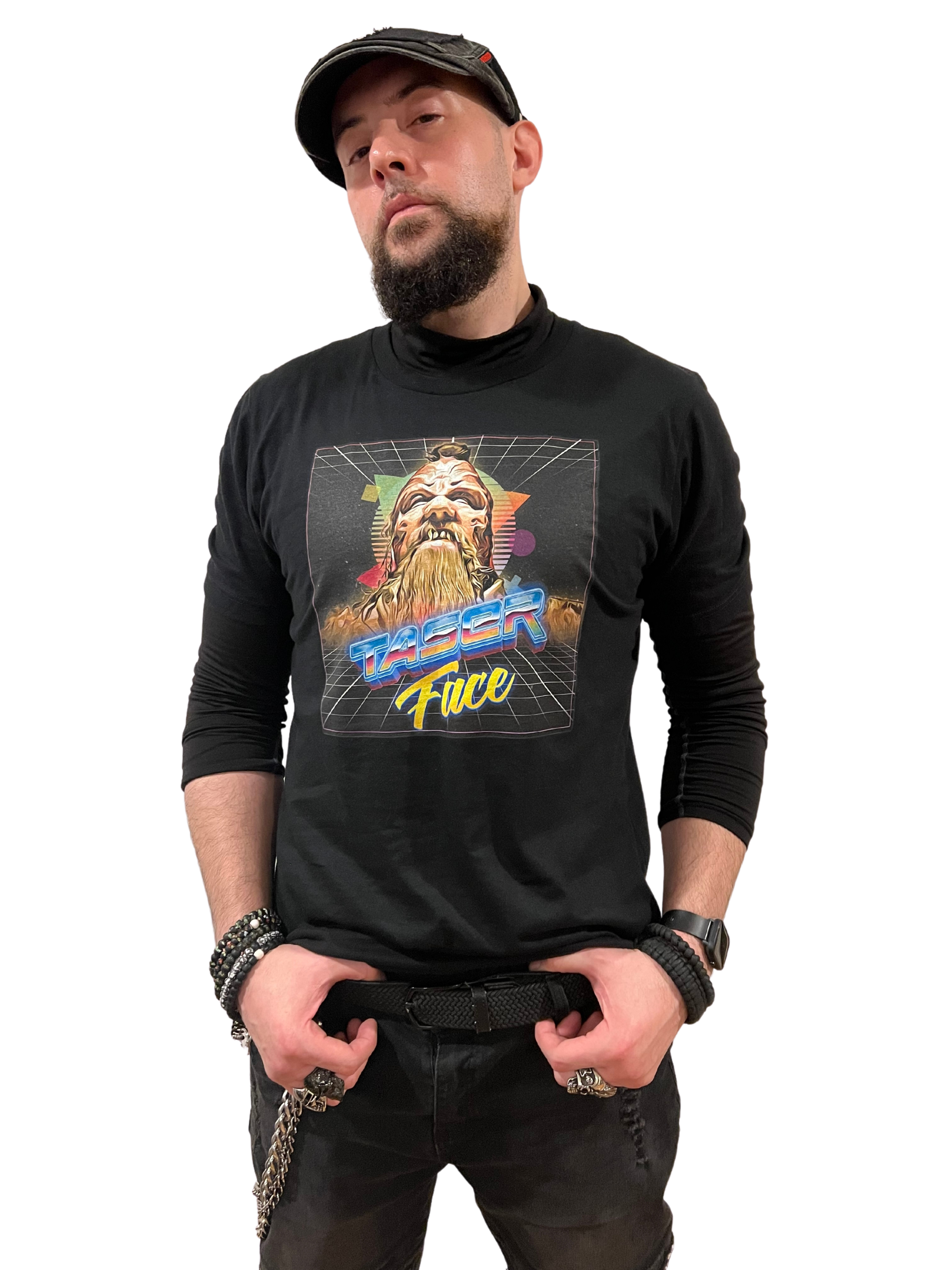 Retro styled TaserFace t-shirt for both men and women