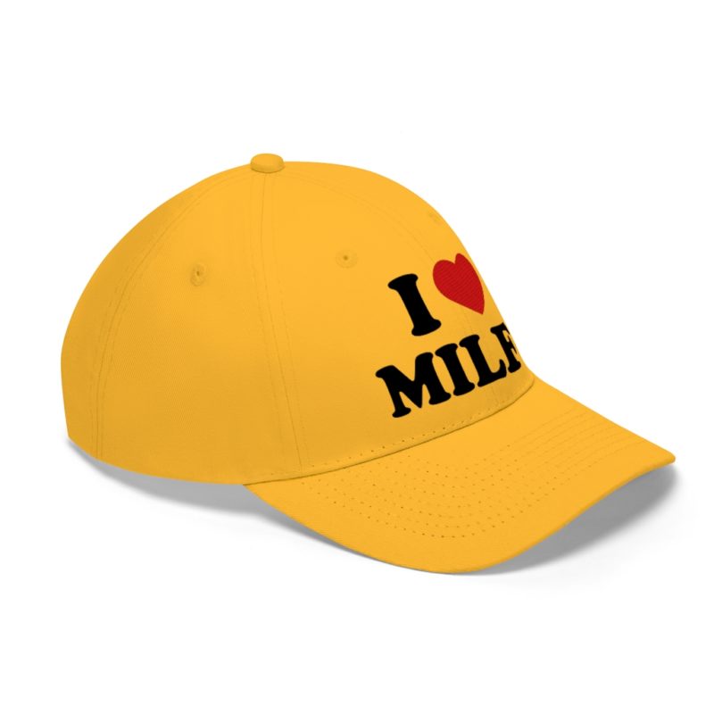 I Love MILFS - Unisex Twill Hat - Image 6