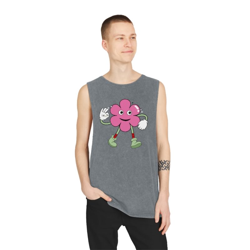 Playa From The Himalaya - Unisex Stonewash Tank Top - Image 8