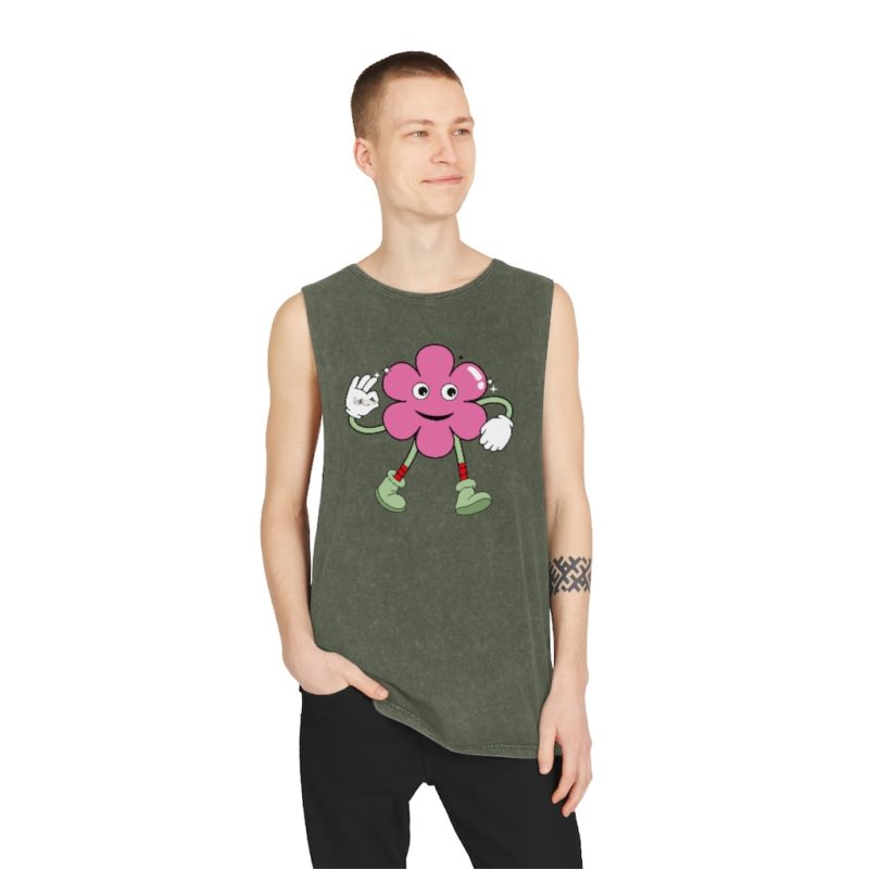 Playa From The Himalaya - Unisex Stonewash Tank Top - Image 5