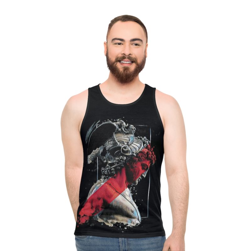 Statue of David Unisex Tank Top (AOP) - Image 3