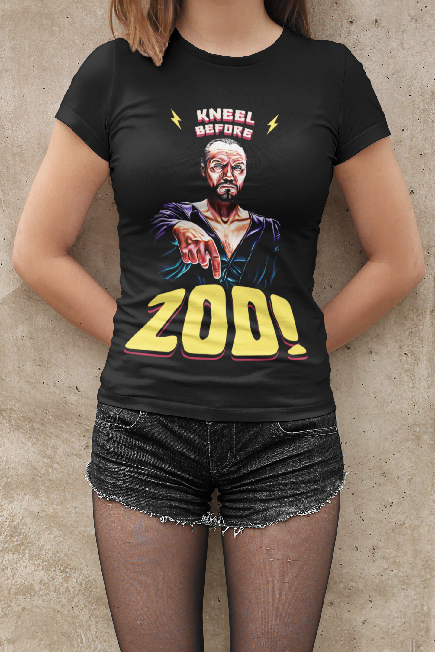 Kneel Before Zod Bella+Canvas T-Shirt | Superman Villain General Zod