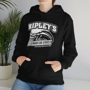 Ripleys extermination service hoodie - aliens 2 hoodie - aliens movie pullover